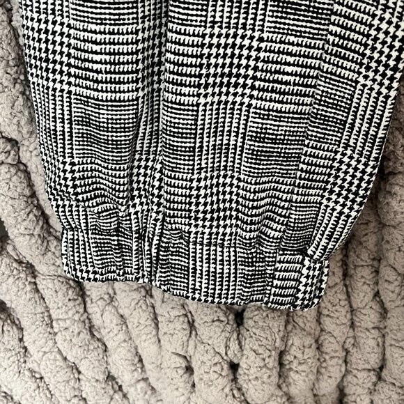 Jogger Style Dress Pants (2 pairs) Black/White Checked & Brown/Beige Tartan (M) - Picture 9 of 15